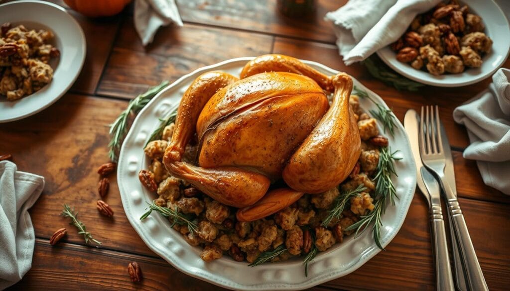 thanksgiving chicken and dressing
